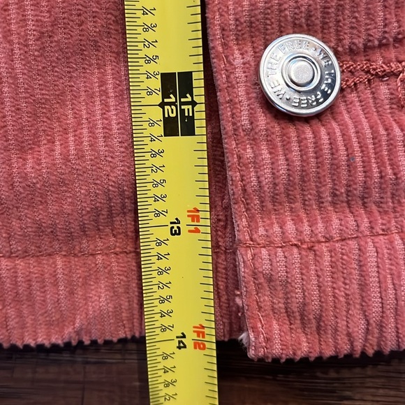 Free People Ray Corduroy Mini Skirt in Myrrh Size 4 - Picture 8 of 8